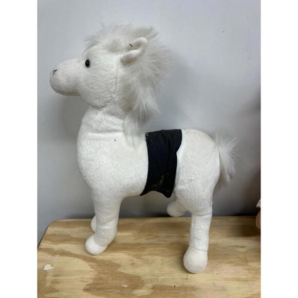 FIESTA Medieval Times White Horse 12" Plush Standing Toy - Picture 4 of 7